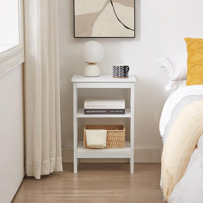 Modern Nightstands X-Design Side End Table Night Stand with Storage Shelf for Bedroom,Living Room,
